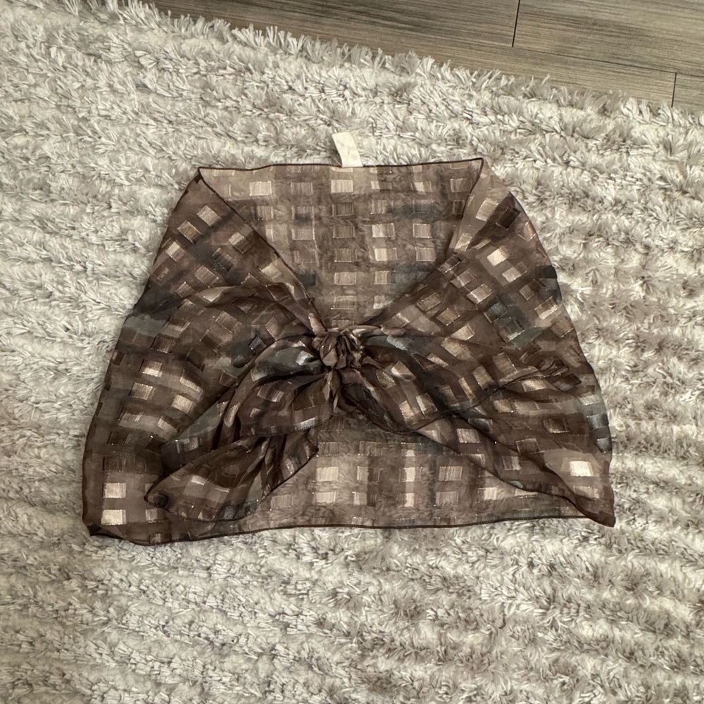Elegant Brown Wrap
